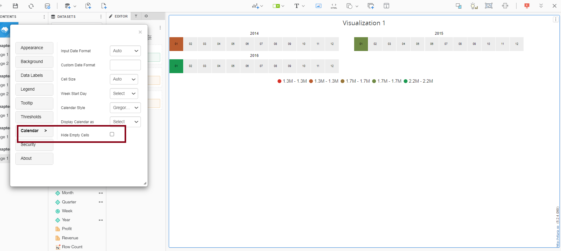 calendarHeatmap