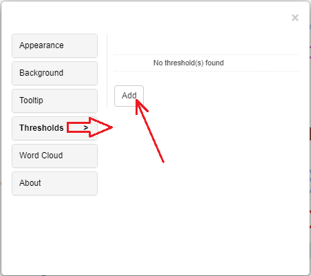 wordcloud add threshold