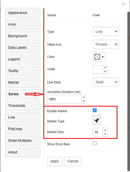 barColumn inputs