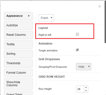 appearance layout1